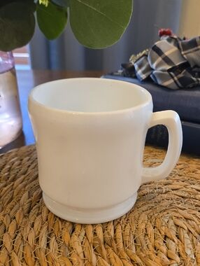 Vintage Hazel-Atlas Milk Glass Shaving Mug